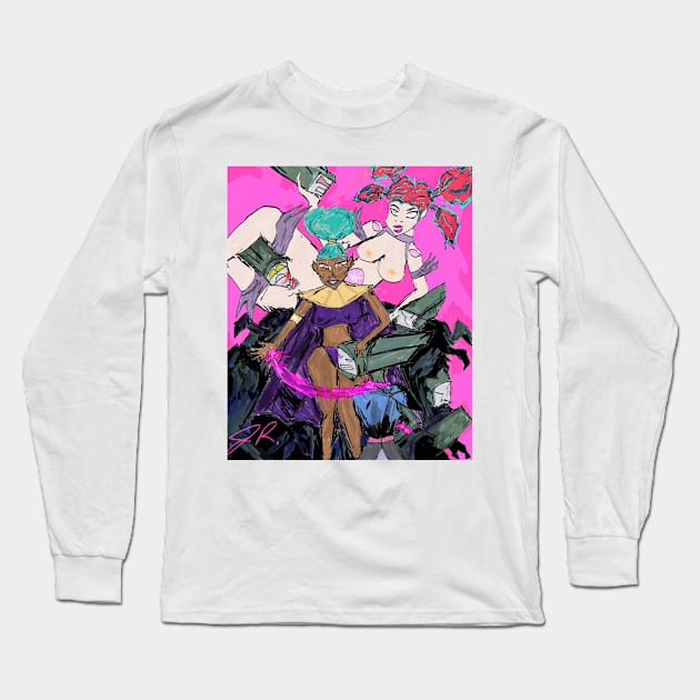 404 Long Sleeve T-Shirt by Jano Ryusaru